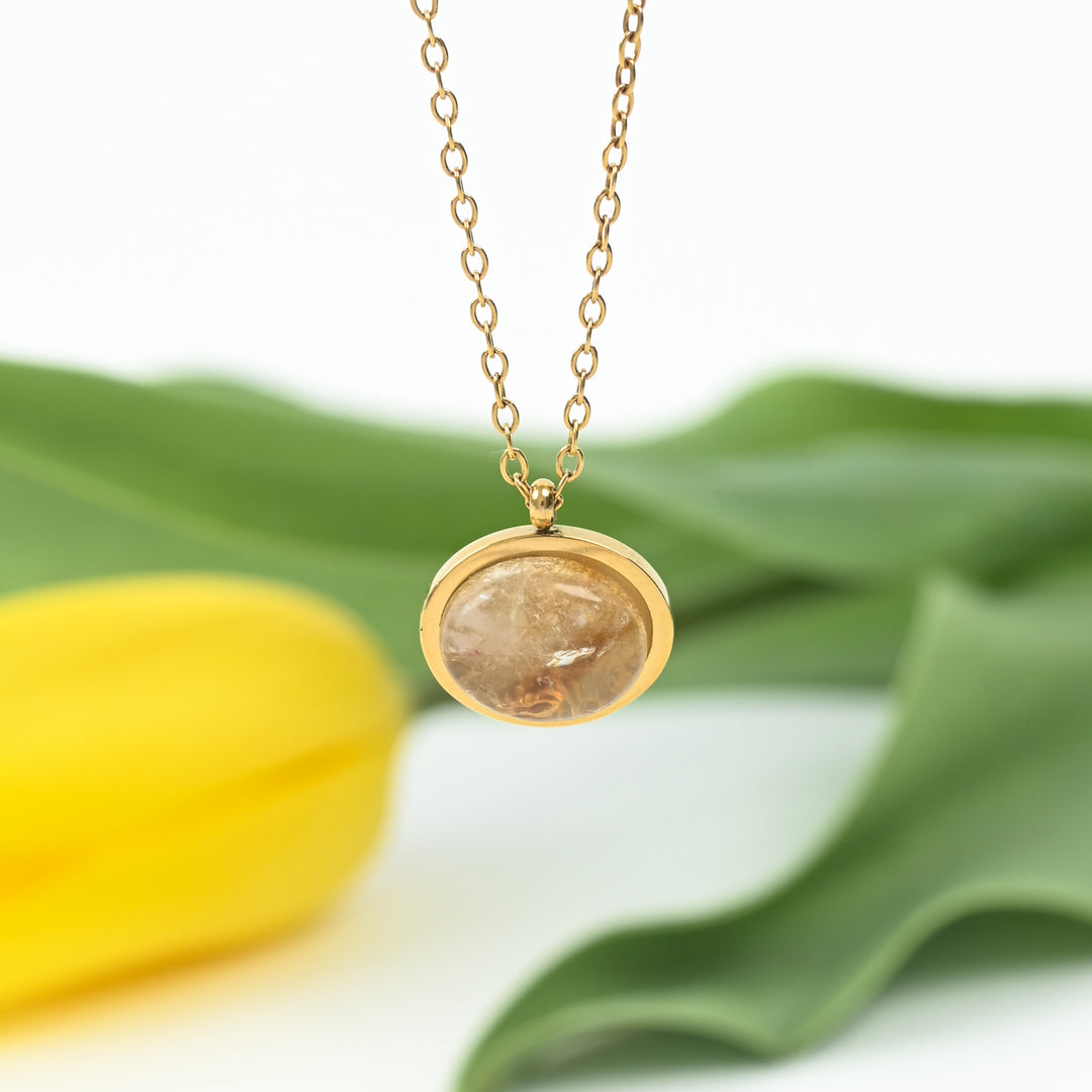 Hopeful Glow Necklace in Citrine