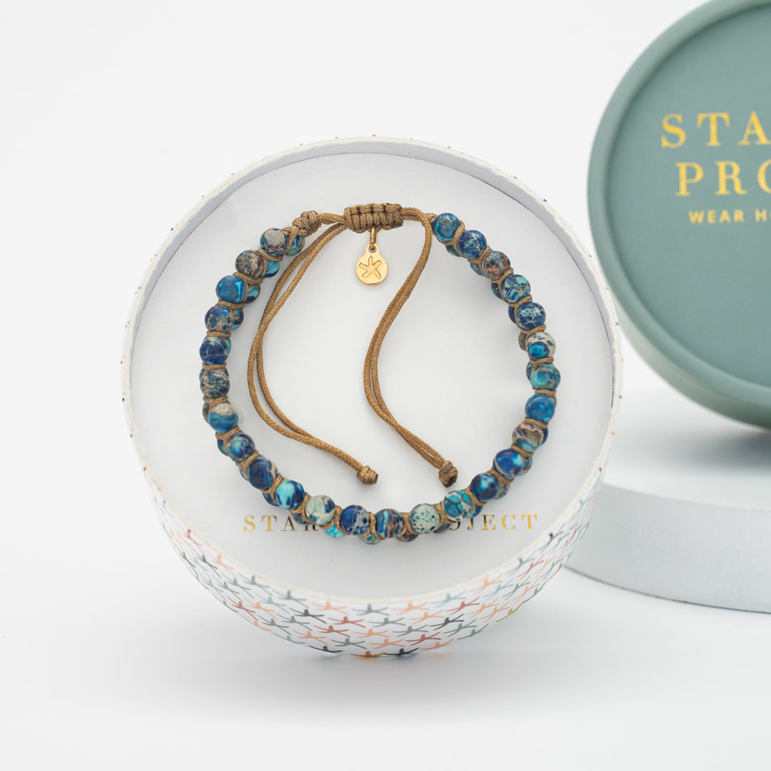 Beaded bracelet in jewellery box, Starfish Project, women's jewellery brands, quality bracelets for women