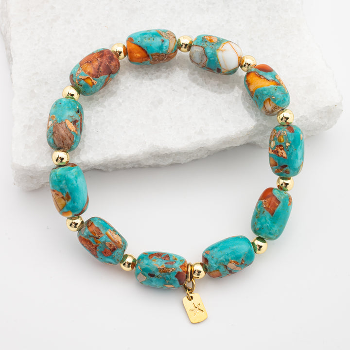Sierra Bloom Turquoise Emperor Stone Gift Set