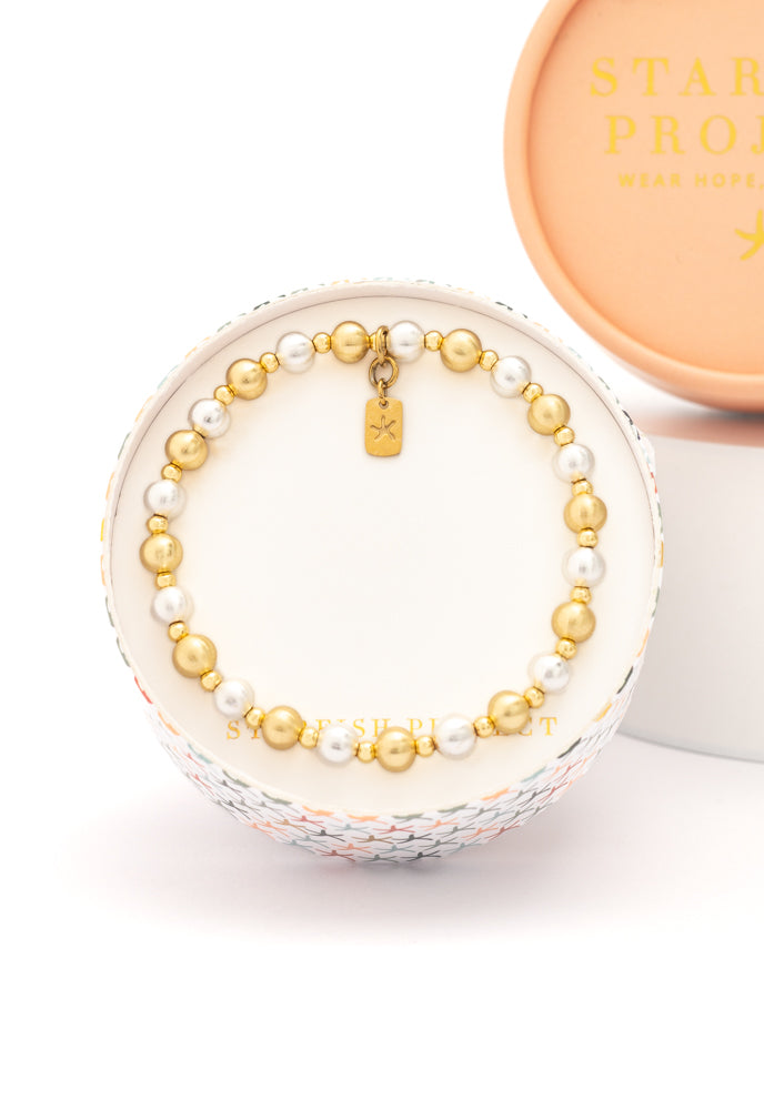 Fusion Two-Toned Beaded Bracelet