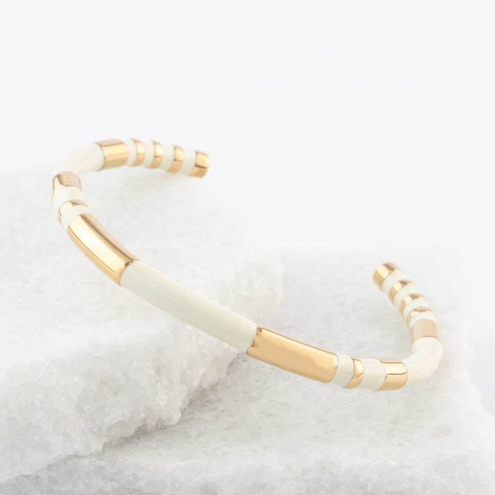 Radiate Hope Cuff in Ivory