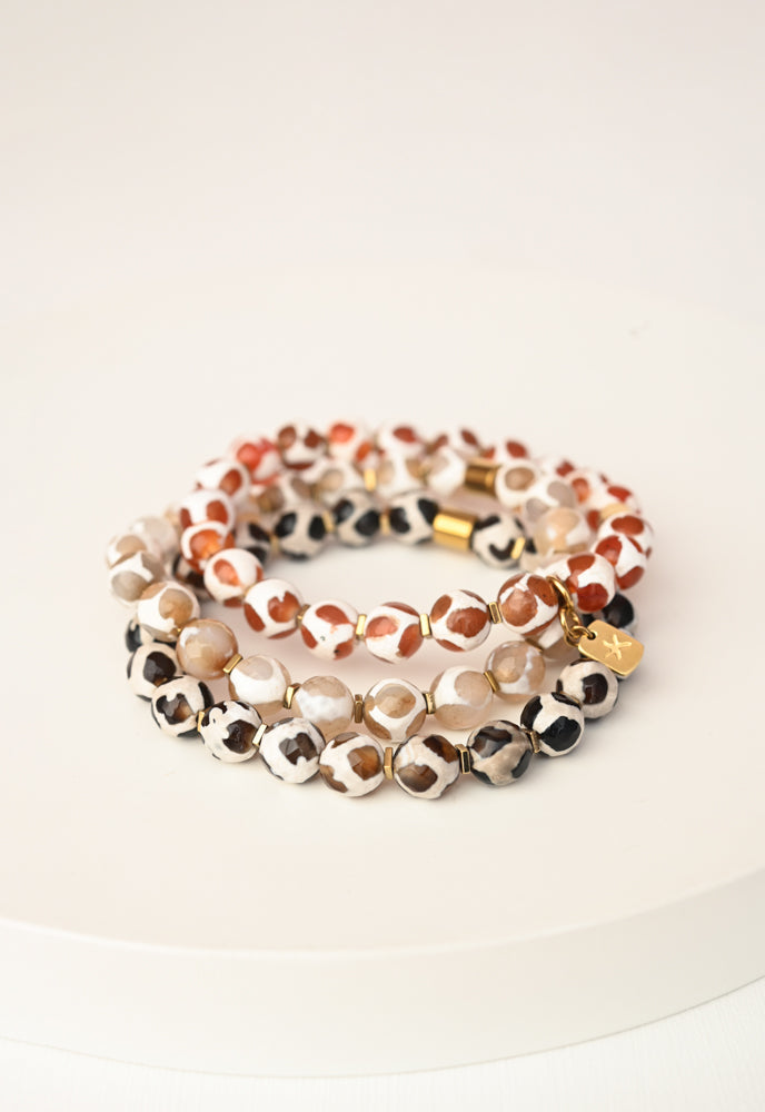 Perfect Balance Agate Bracelet Set