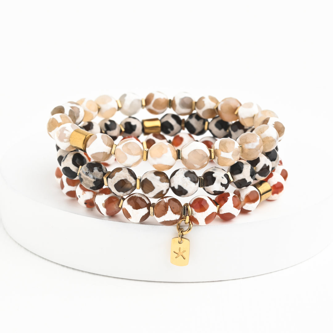 Perfect Balance Agate Bracelet Set