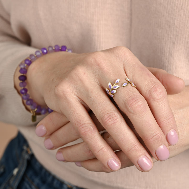 Hope Grows Ring in Lavender