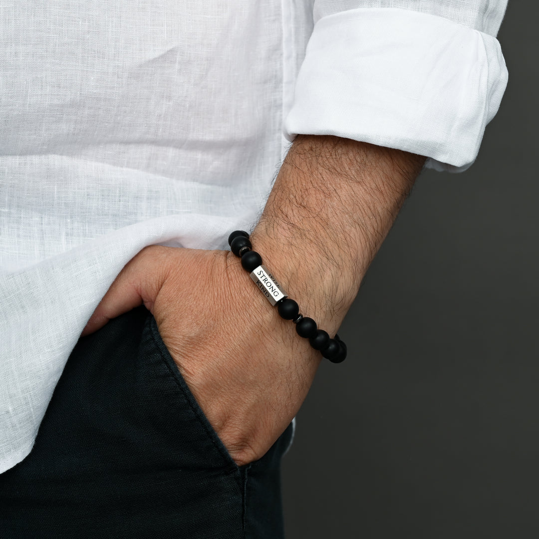 The Pillar Bracelet – Matte Black