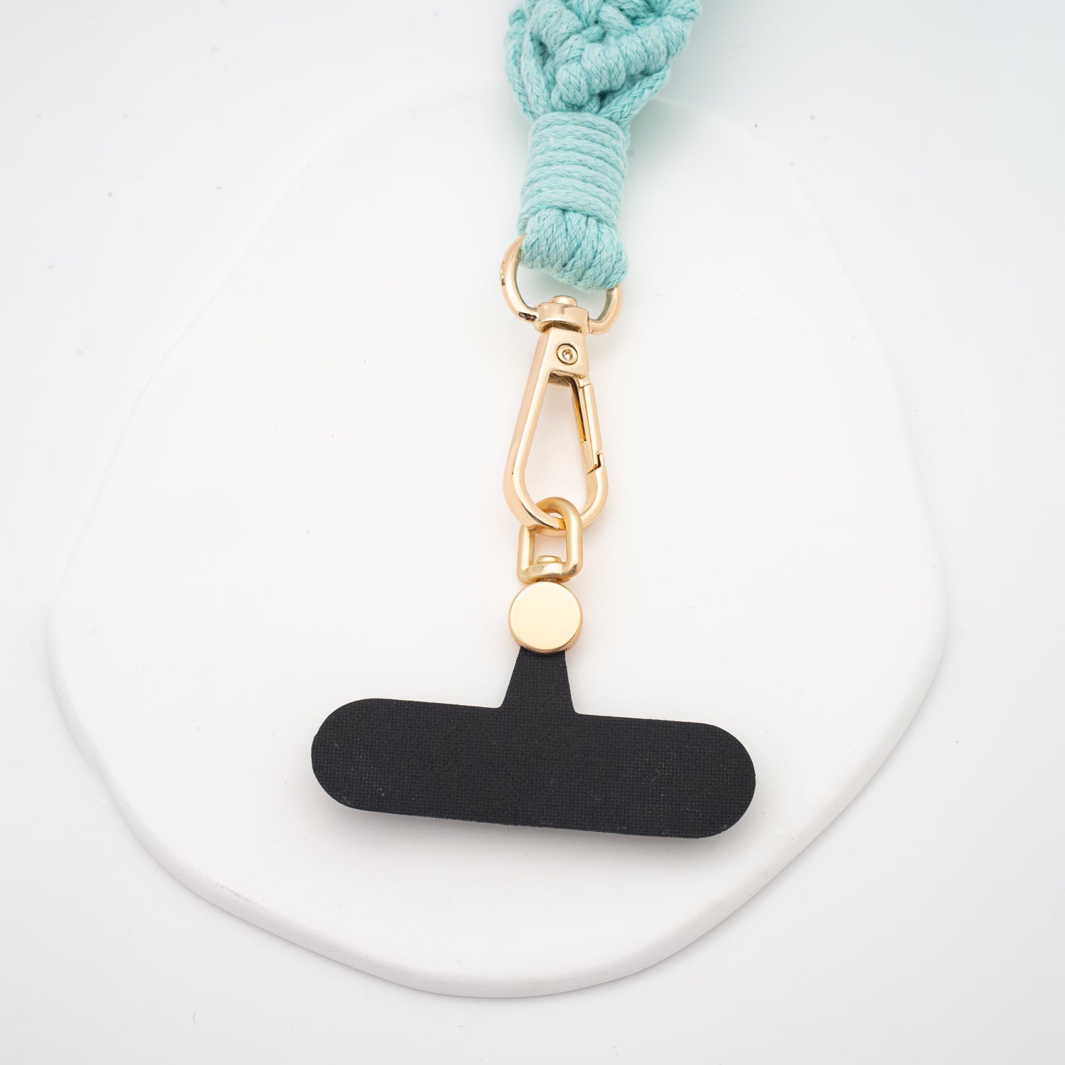 Fresh Mint Macramé Wrist Strap (Phone, Keys, Bag Accessorry