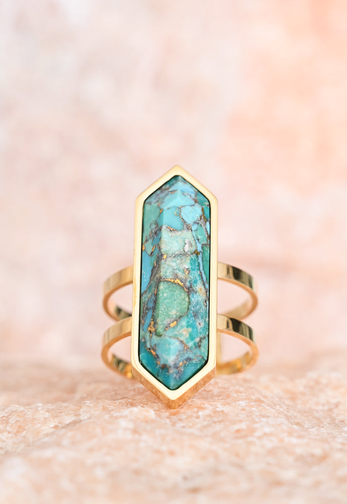 Wild and Free Turquoise Ring