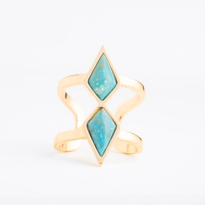 Strength & Serenity Turquoise Ring