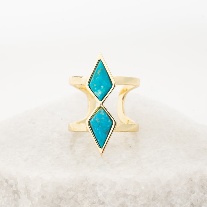 Strength & Serenity Turquoise Ring