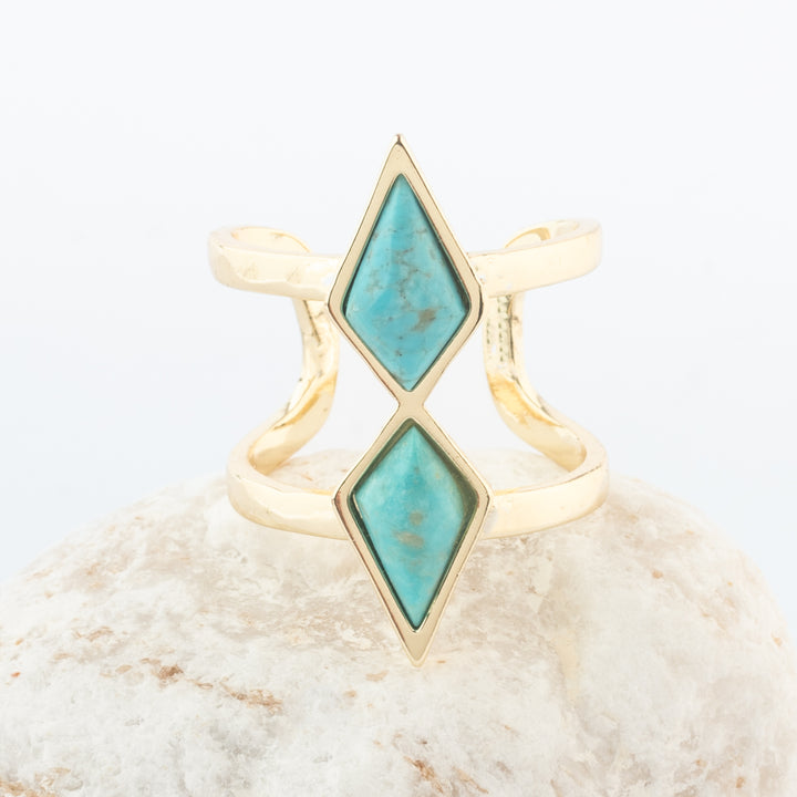 Strength & Serenity Turquoise Ring