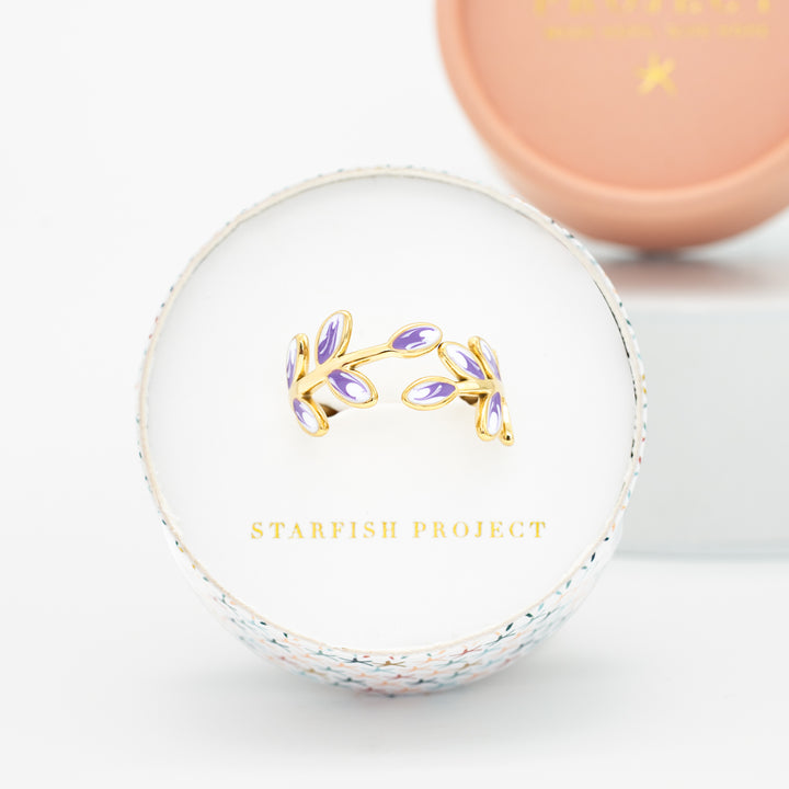 Hope Grows Ring in Lavender