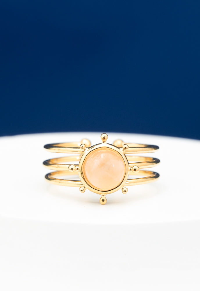 Glow Rose Quartz Ring