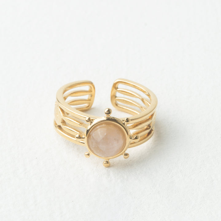 Glow Rose Quartz Ring