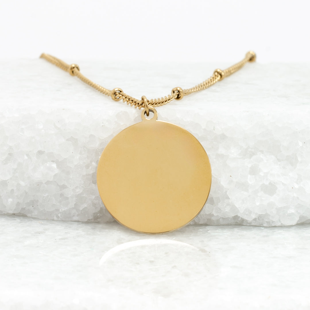 Resilience Leaf Necklace in Mint