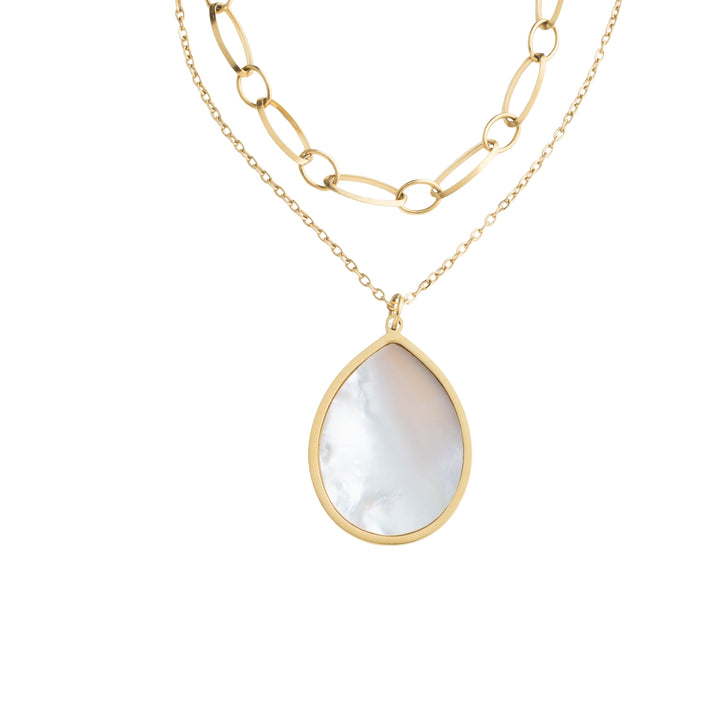 Holly Layered Mother-of-Pearl Necklaces