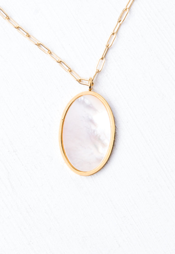 Discover Hope Mother of Pearl Necklace