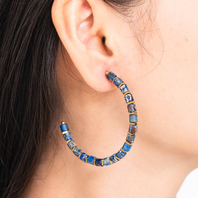 Your New Favorite Hoops in Emperor Blue