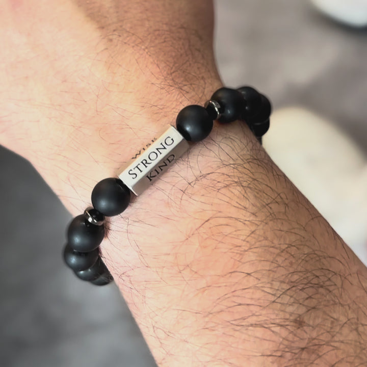 The Pillar Bracelet – Matte Black