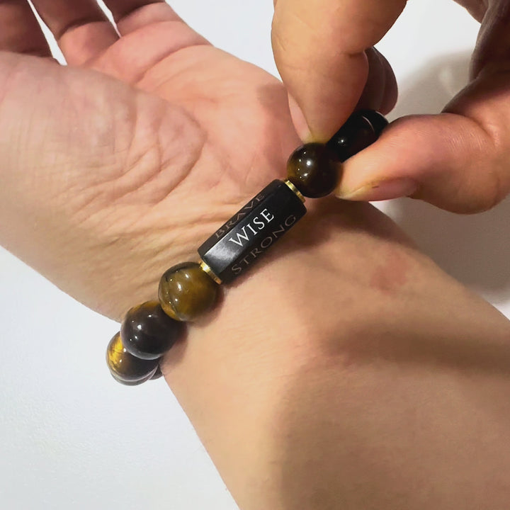 The Pillar Bracelet – Tiger’s Eye